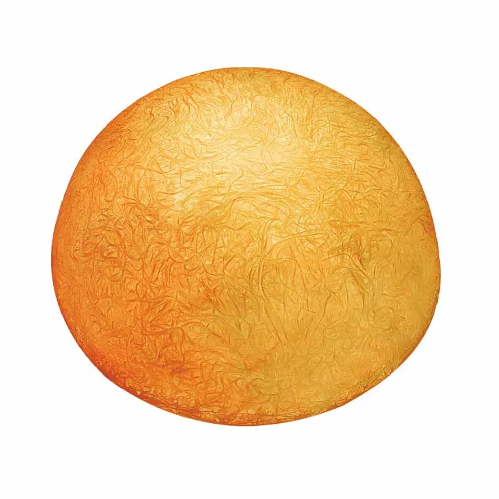 Außenwandleuchte In-es.artdesign Button Out in farbigem Nebulite