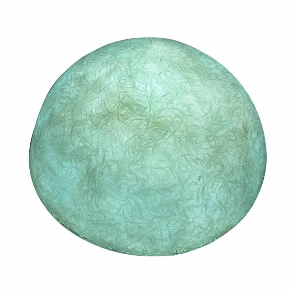 Außenwandleuchte In-es.artdesign Button Out in farbigem Nebulite