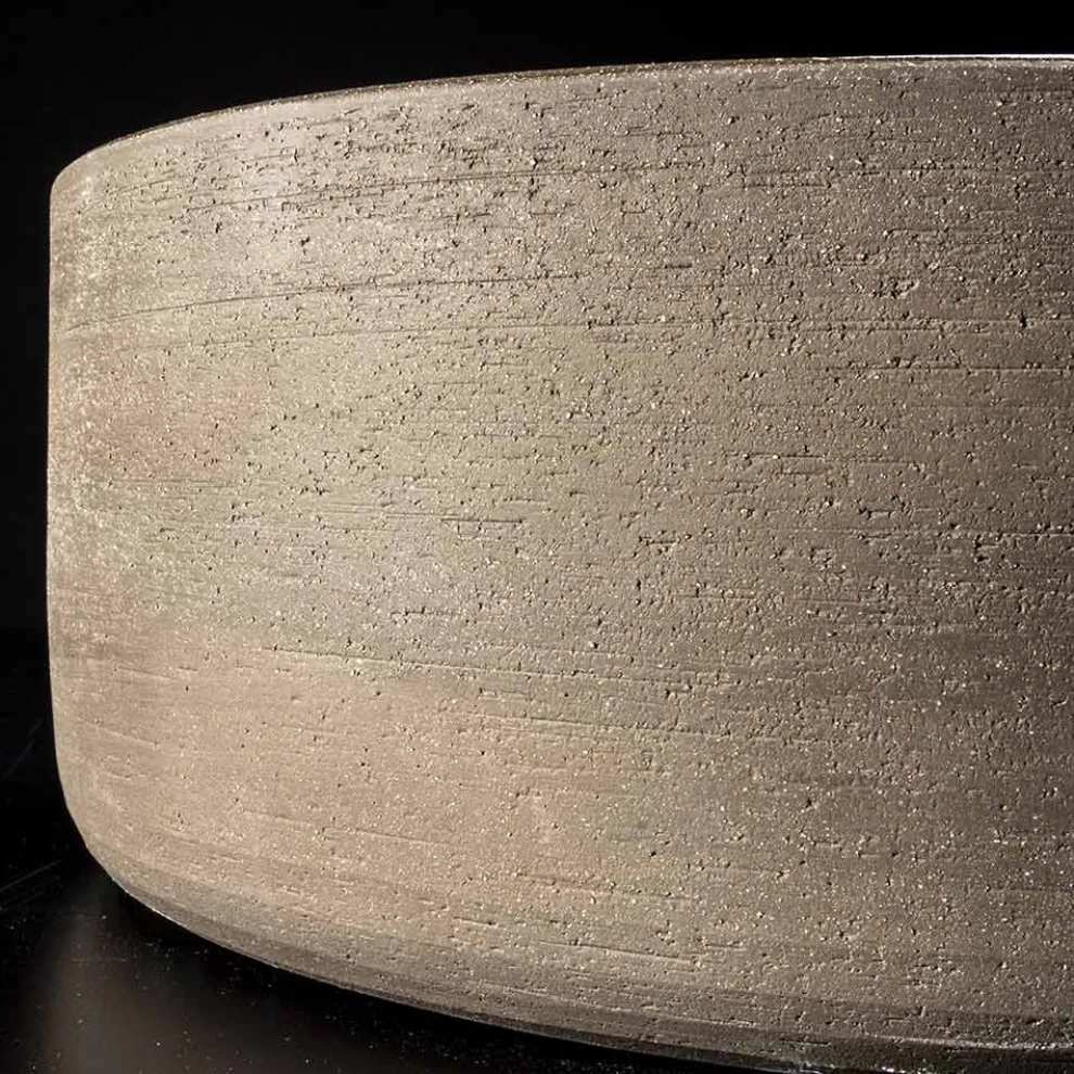 Aufsatzwaschbecken aus feuerfestem Ton, in Italien von Hand gedrechselt - Tatiana