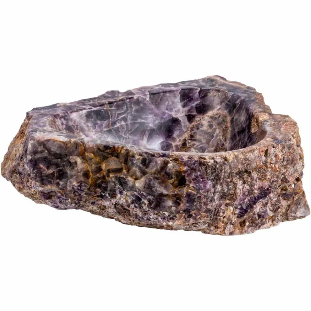 Aufsatzwaschbecken aus Amethyststein, Vidor
