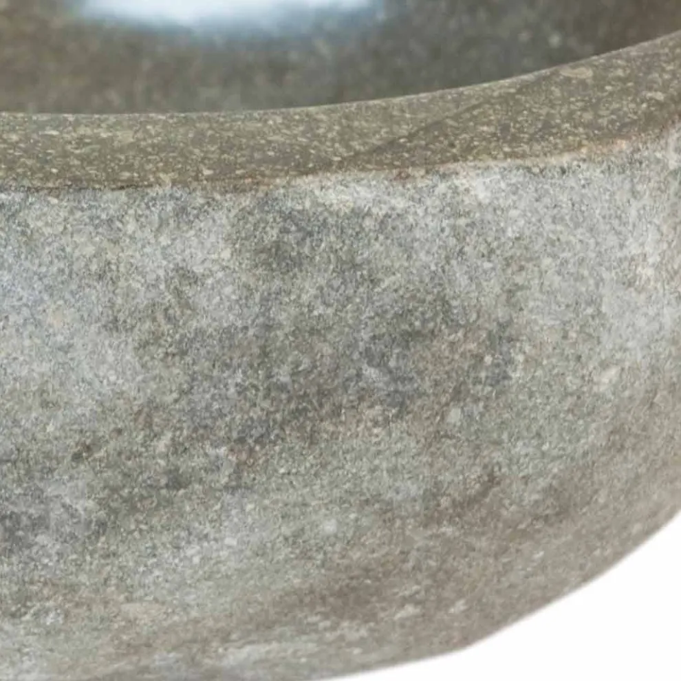 Aufsatzwaschbecken aus Naturstein Kai Small, Einzelstück