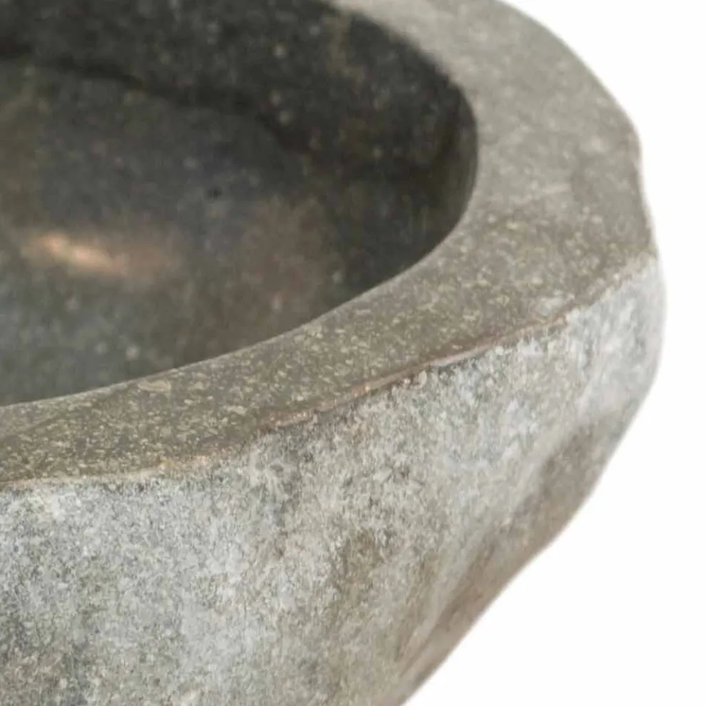 Aufsatzwaschbecken aus Naturstein Kai Small, Einzelstück