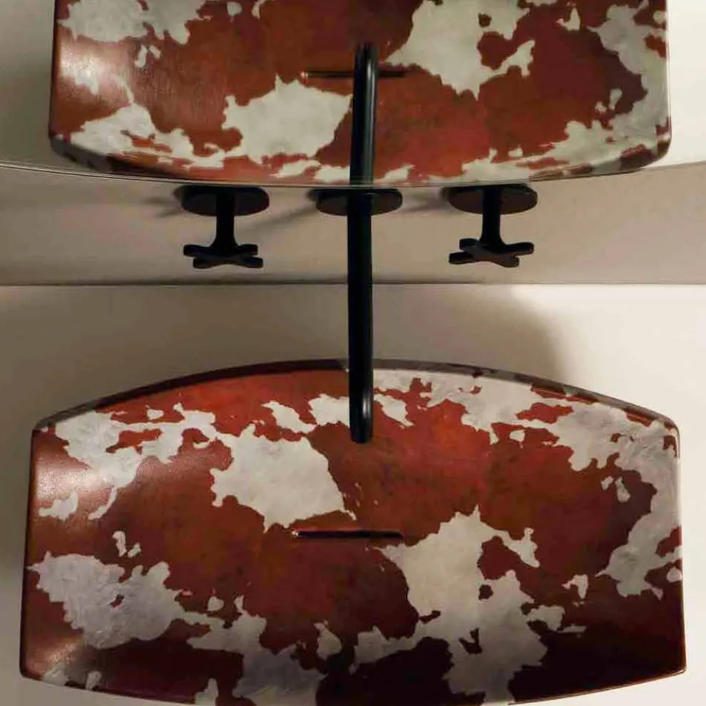 Aufsatzwaschbecken, Keramik, gescheckt, made in Italy Laura Design