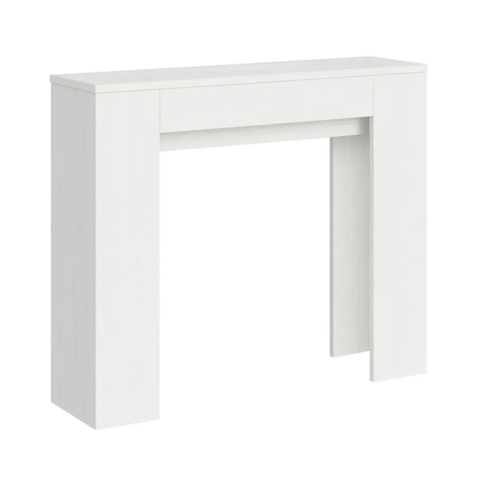 Ausziehbare Konsole auf 181 cm aus Melaminplatten „Made in Italy“ – Drago