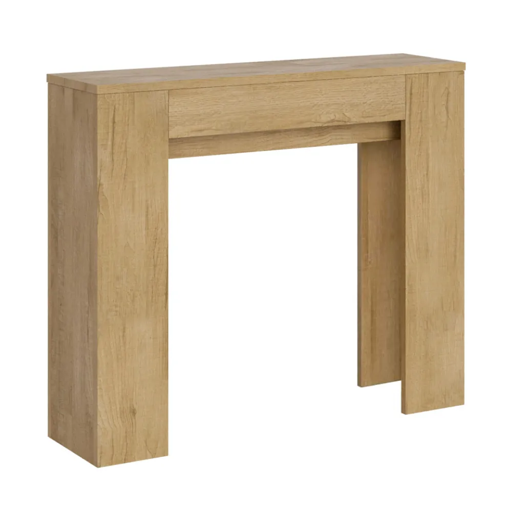 Ausziehbare Konsole auf 181 cm aus Melaminplatten „Made in Italy“ – Drago