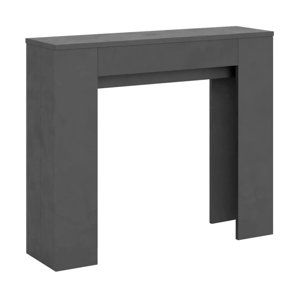 Ausziehbare Konsole auf 181 cm aus Melaminplatten „Made in Italy“ – Drago