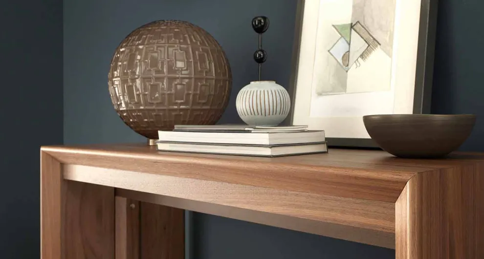 Ausziehbare Tischkonsole Bis zu 295 cm in Holz Made in Italy Design - Temocle