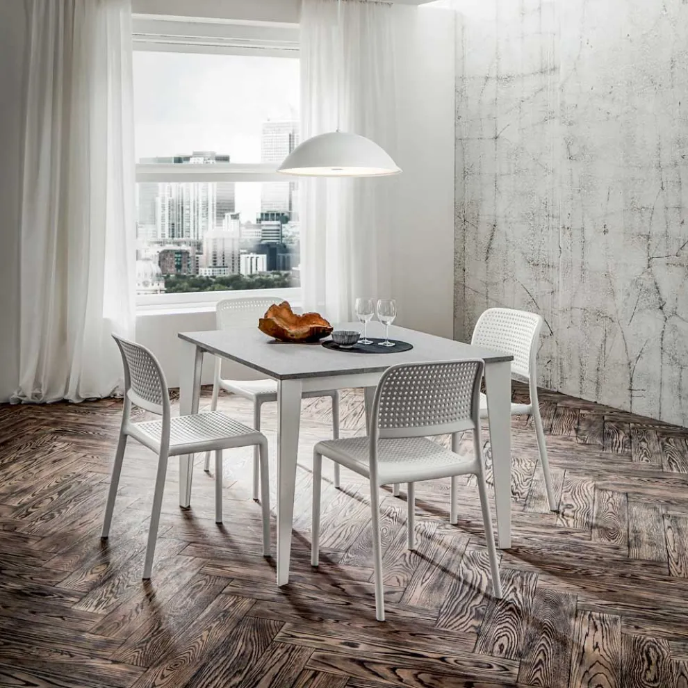Ausziehbarer Esstisch Bis zu 252 cm in HPL Made in Italy - Efisto