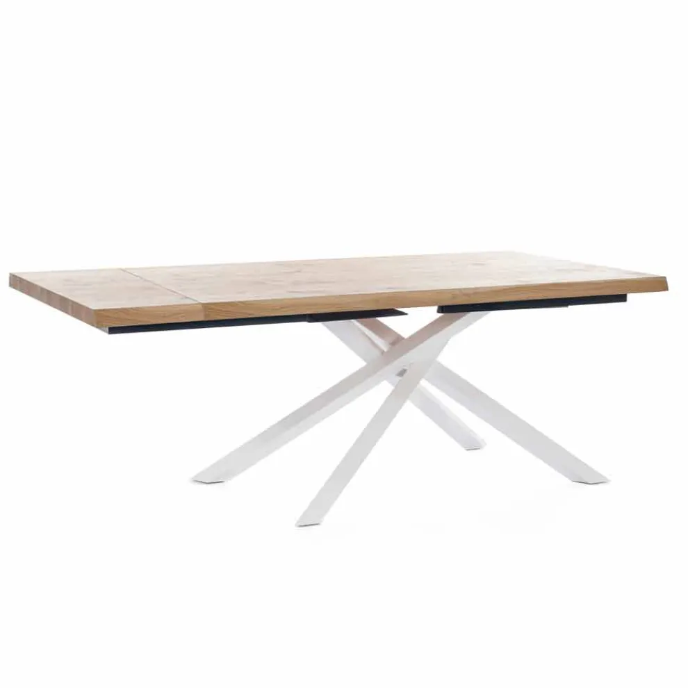 Ausziehbarer Esstisch Bis zu 240 cm aus Holz Made in Italy - Xino