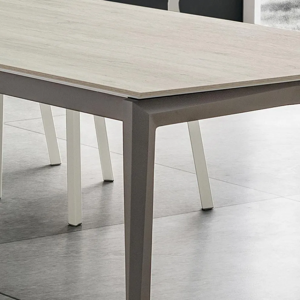 Ausziehbarer Küchentisch Bis zu 240 cm in Hpl Made in Italy - Fantastisch