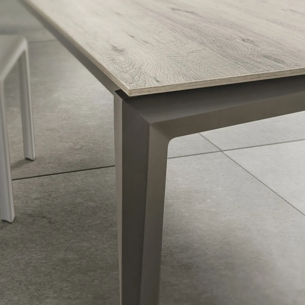 Ausziehbarer Küchentisch Bis zu 240 cm in Hpl Made in Italy - Fantastisch