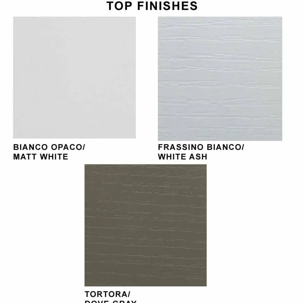 Ausziehbarer Konsolentisch bis 325 cm aus Melamin, hergestellt in Italien – Settimmio