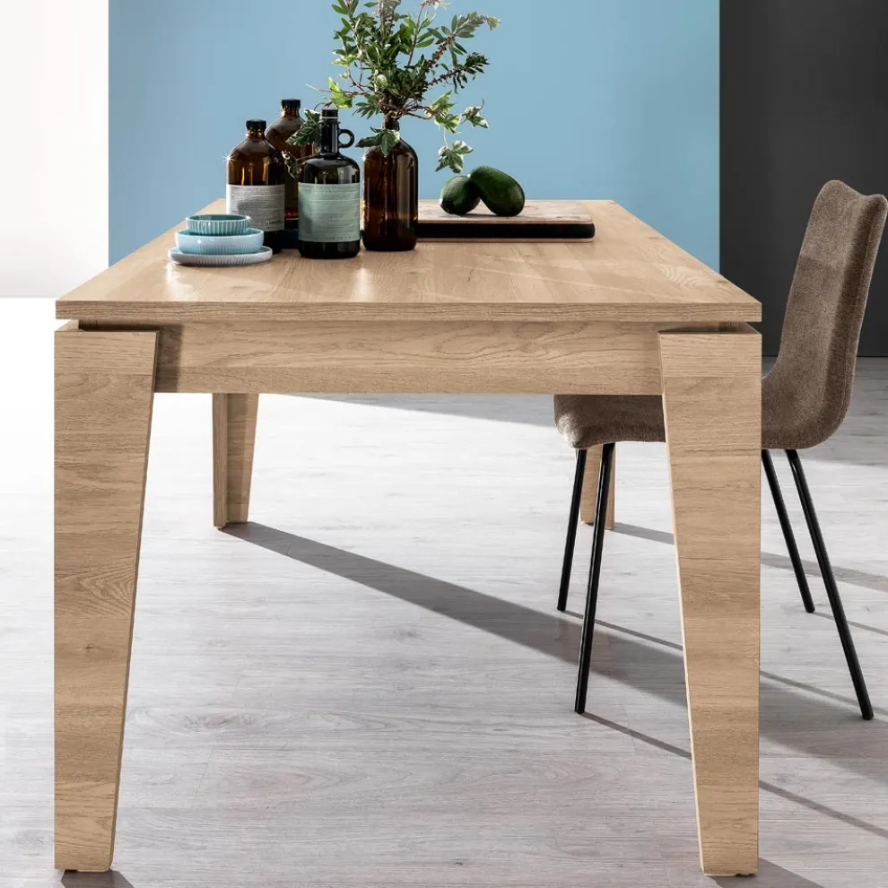 Ausziehbarer Tisch aus Melamin in verschiedenen Ausführungen Made in Italy - Lily