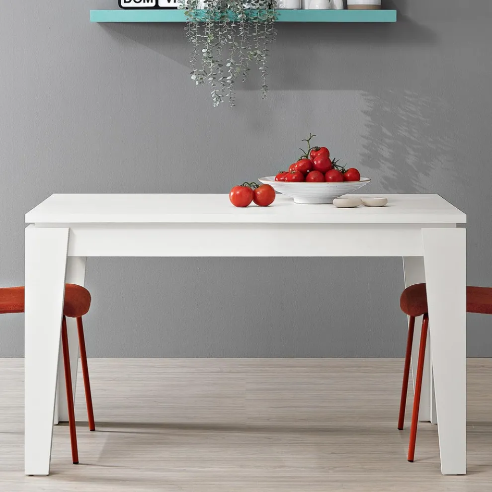 Ausziehbarer Tisch aus Melamin in verschiedenen Ausführungen Made in Italy - Lily