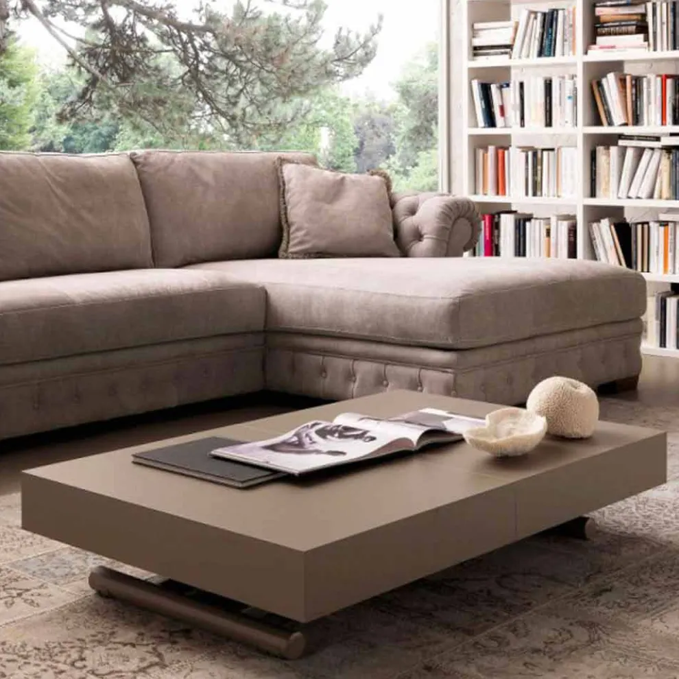 Ausziehbarer Tisch, von Beistelltisch zu Esstisch Gilmore