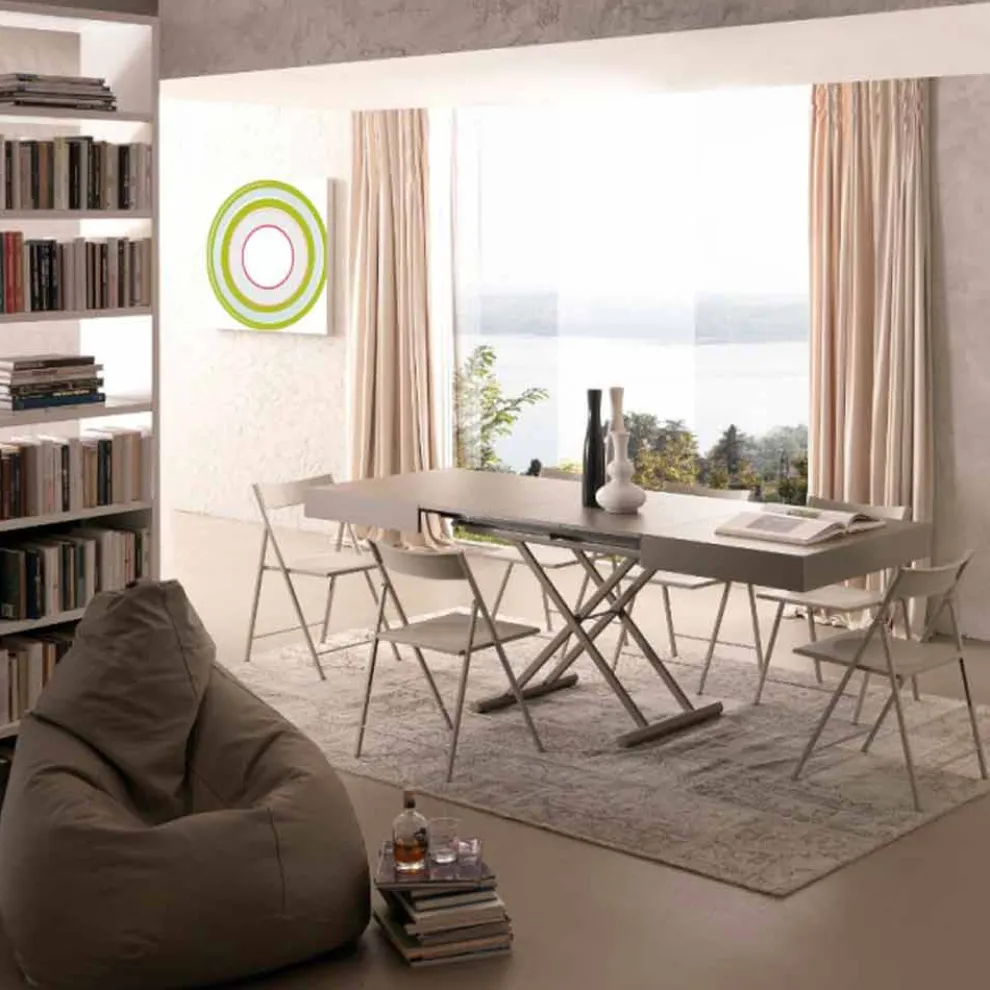 Ausziehbarer Tisch, von Beistelltisch zu Esstisch Gilmore