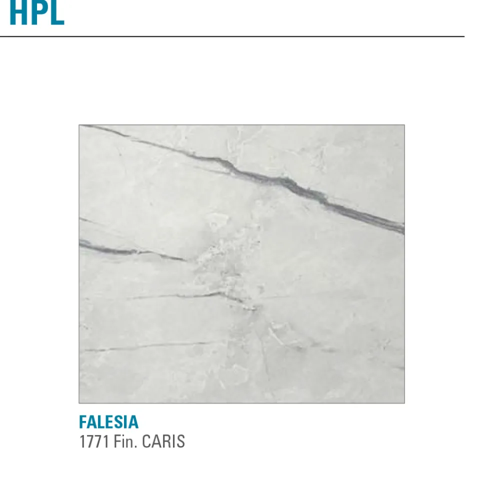 Ausziehbarer Tisch bis 238 cm Metall und farbiges Hpl Made in Italy - Pablito