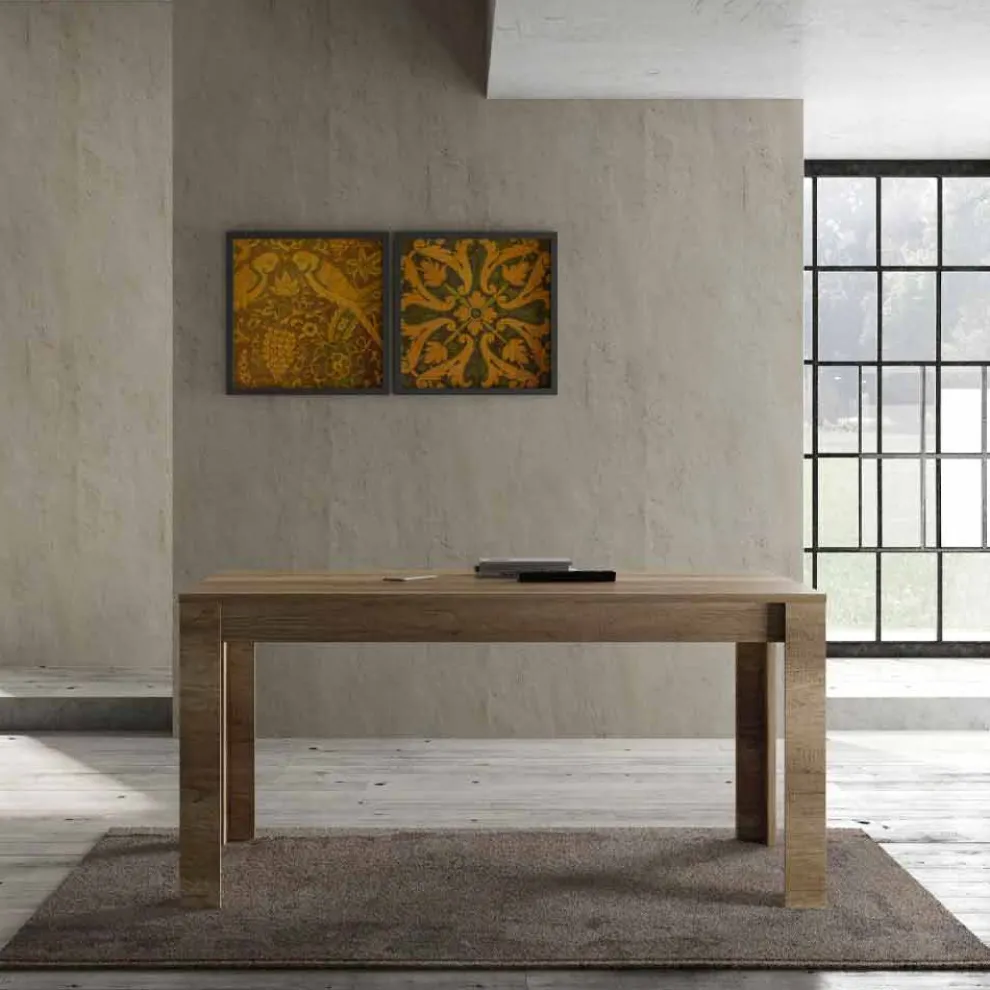 Ausziehbarer Tisch bis zu 185 cm Made in Italy Melamine Design - Ketra