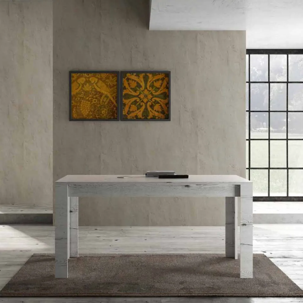 Ausziehbarer Tisch bis zu 185 cm Made in Italy Melamine Design - Ketra