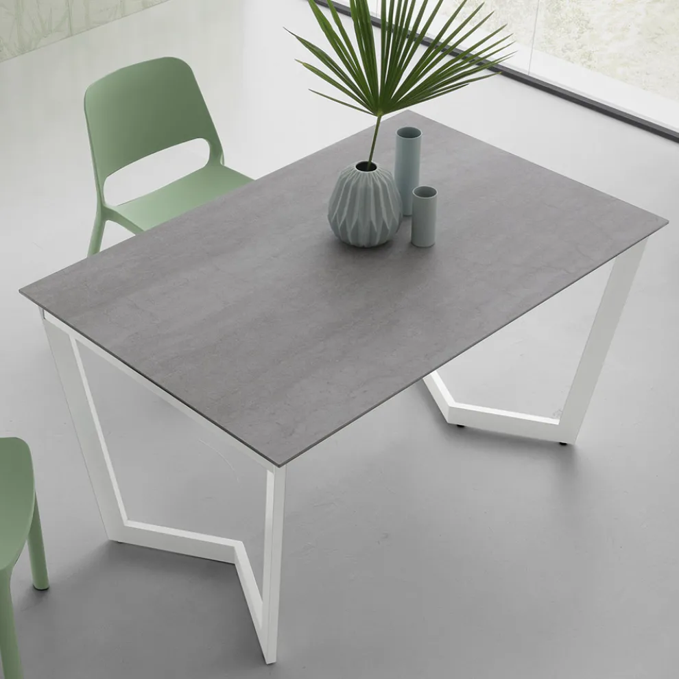 Ausziehbarer Tisch bis 238 cm mit Laminamplatte Made in Italy - Pablito