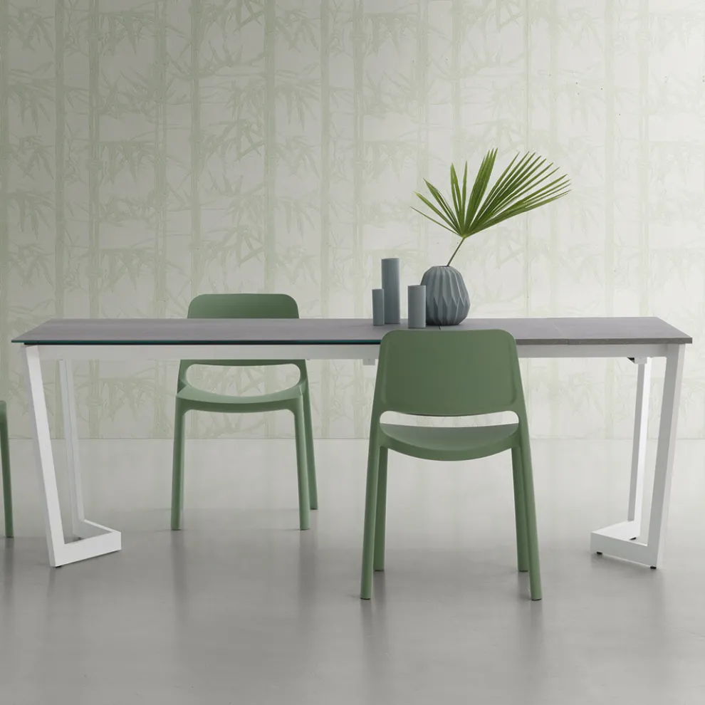 Ausziehbarer Tisch bis 238 cm mit Laminamplatte Made in Italy - Pablito