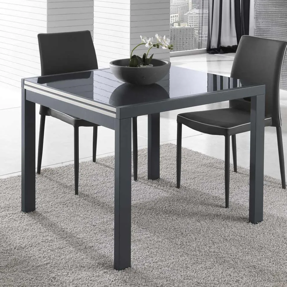 Ausziehbarer Tisch bis 240 cm in lackiertem Holzdesign Made in Italy - Jacobs