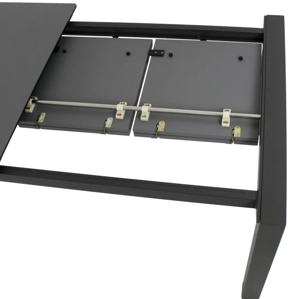 Ausziehbarer Tisch auf 220 cm aus Keramik und Metall – Nadia