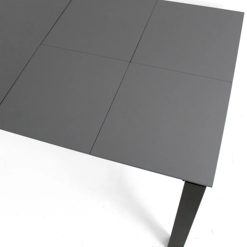 Ausziehbarer Tisch auf 220 cm aus Keramik und Metall – Nadia