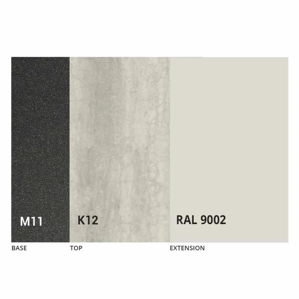 Ausziehbarer Tisch bis zu 2,8 Meter mit Keramikplatte Made in Italy - Paoluccio