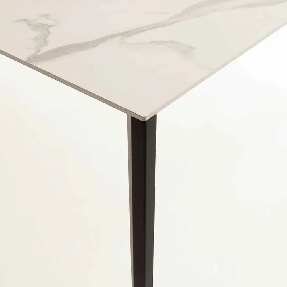 Ausziehbarer Tisch bis 290 cm aus Glaskeramik Made in Italy - Polonio