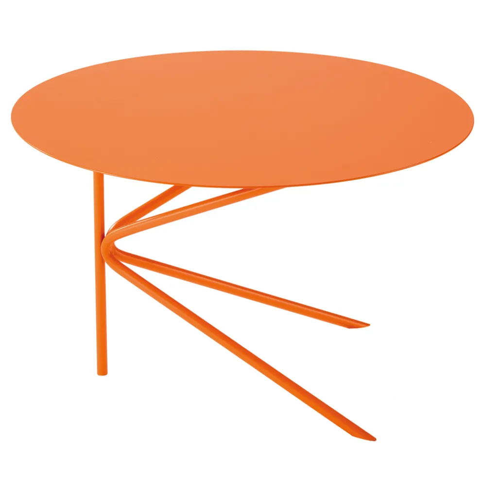 Hochwertiger Couchtisch aus farbigem Metall Made in Italy - Olesya