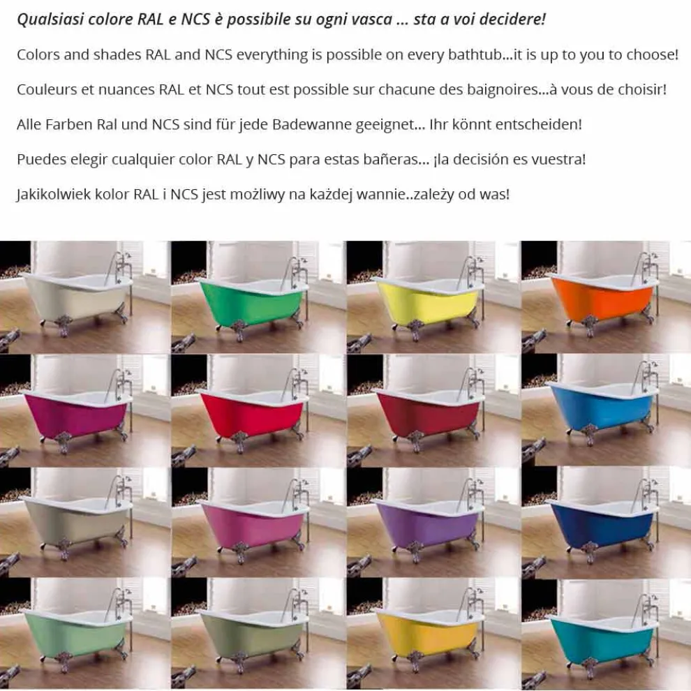 Badewanne Freestanding in originellem Design Cox