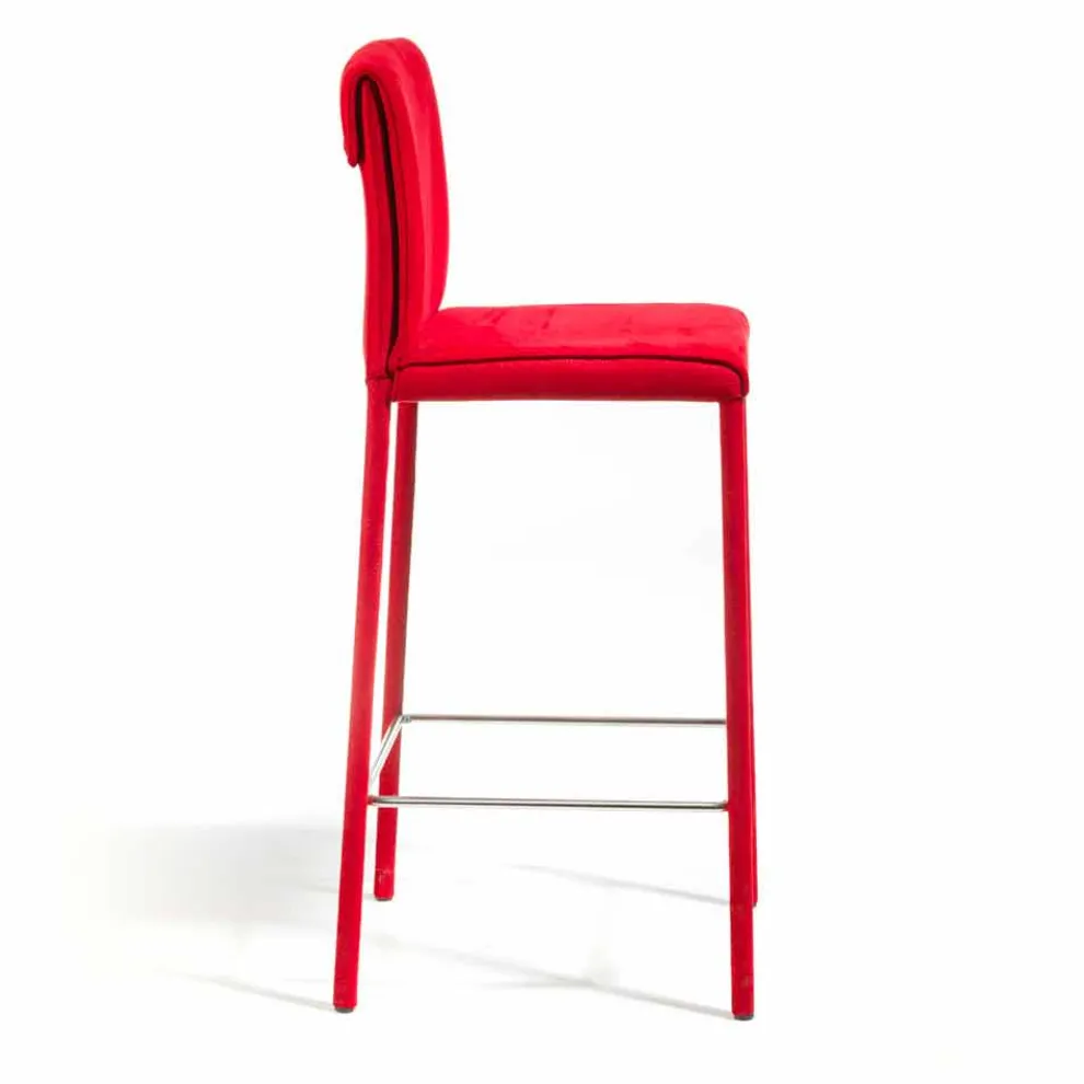 Barhocker Amos in modernem Design, komplett in Italien handgefertigt