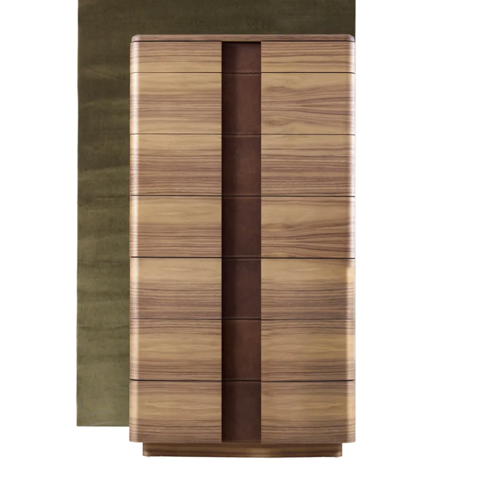 Moderner kleiner Schrank aus Massivholz Grilli York in Italien hergestellt