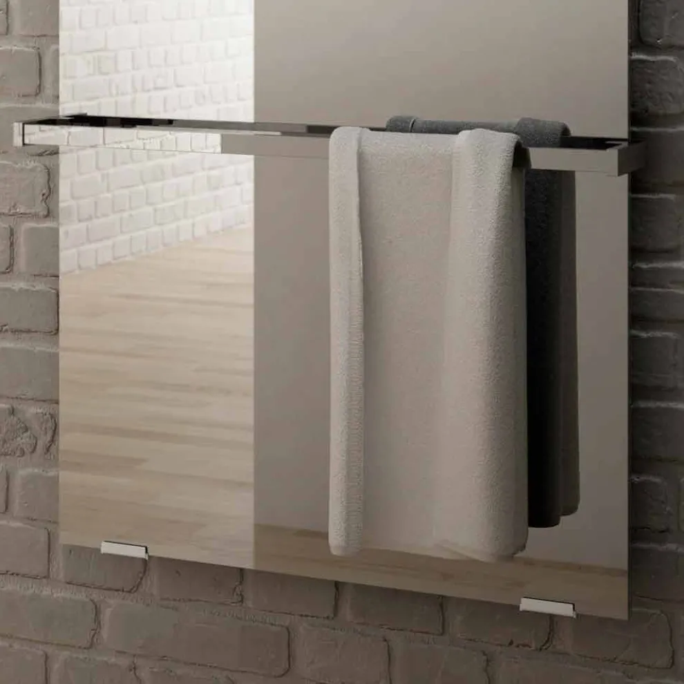 Bodenheizkörper im modernen Design aus weißem Sternglas