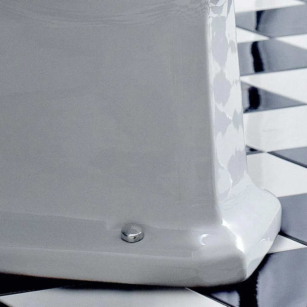 Bodenvase Klassisches Design Zurück zur Wand in Made in Italy Keramik - Marwa