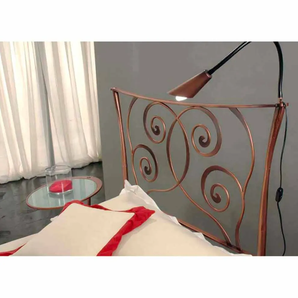 Ares Einzelbett aus Schmiedeeisen in Design