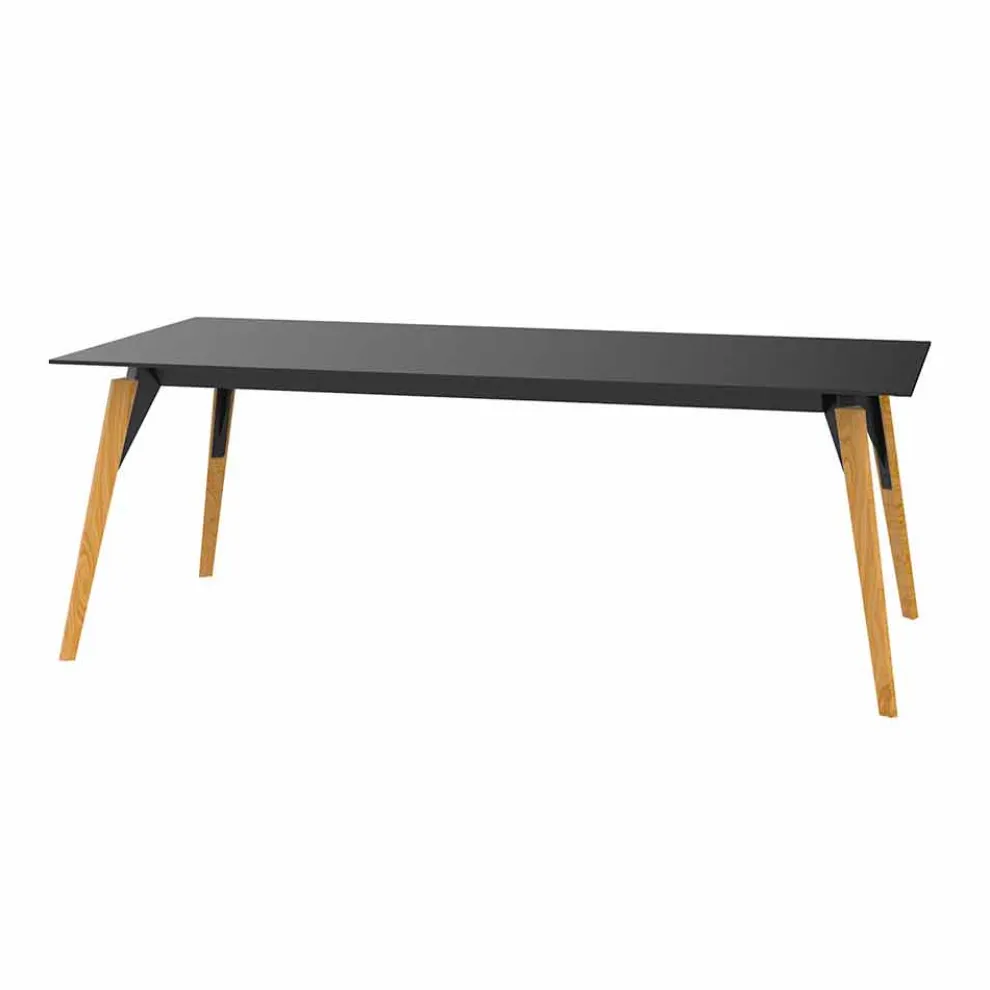 Couchtisch aus weißem oder schwarzem Laminat in 2 Größen - Faz Wood von Vondom