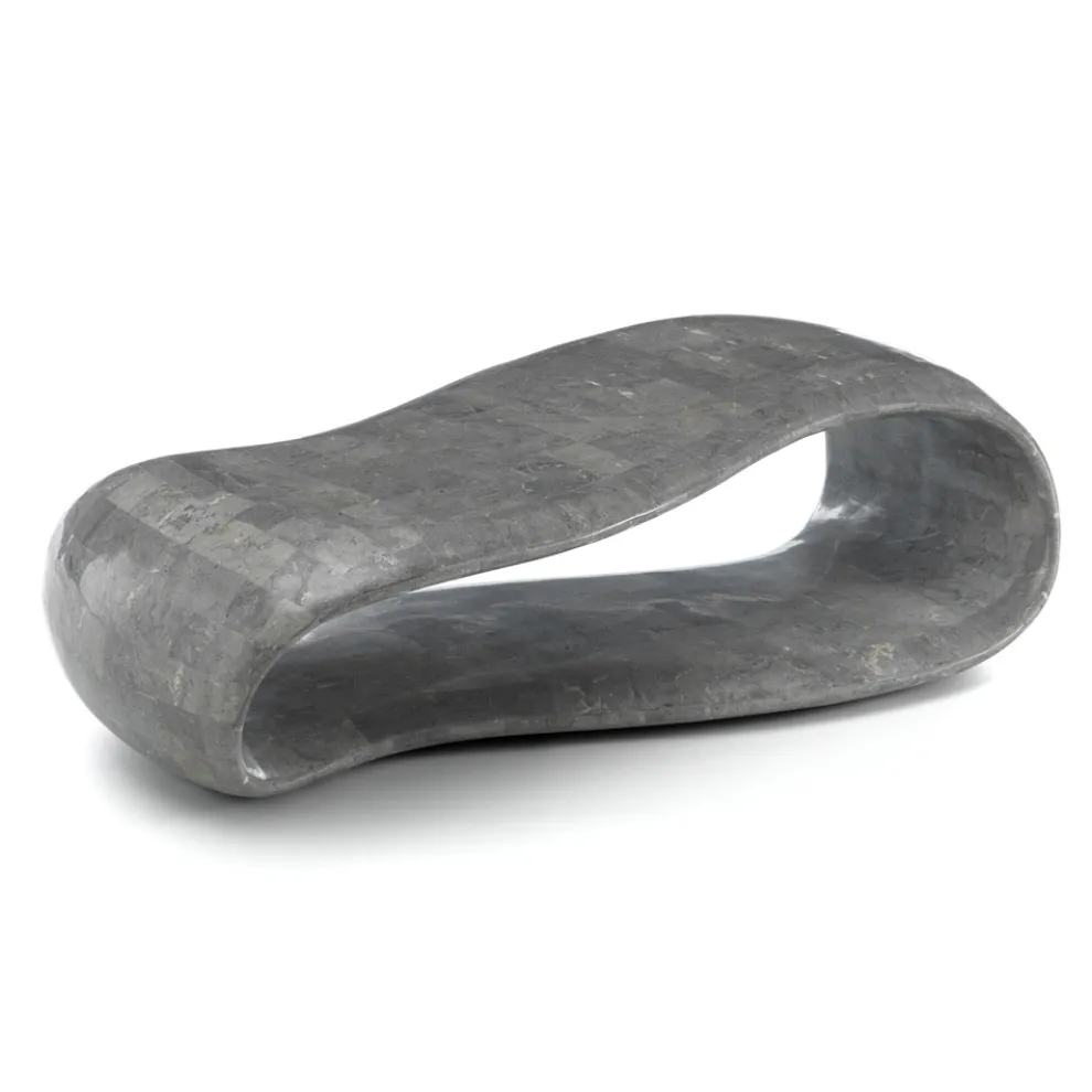 Couchtisch im modernen Stil aus Fossil Stone, verschiedene Ausführungen – Gummi