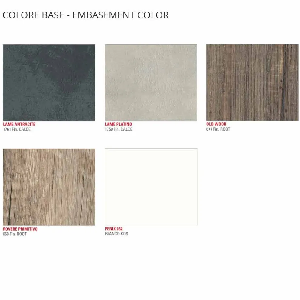 Couchtisch mit drehbaren Platten aus HPL Made in Italy, Precious - Paris