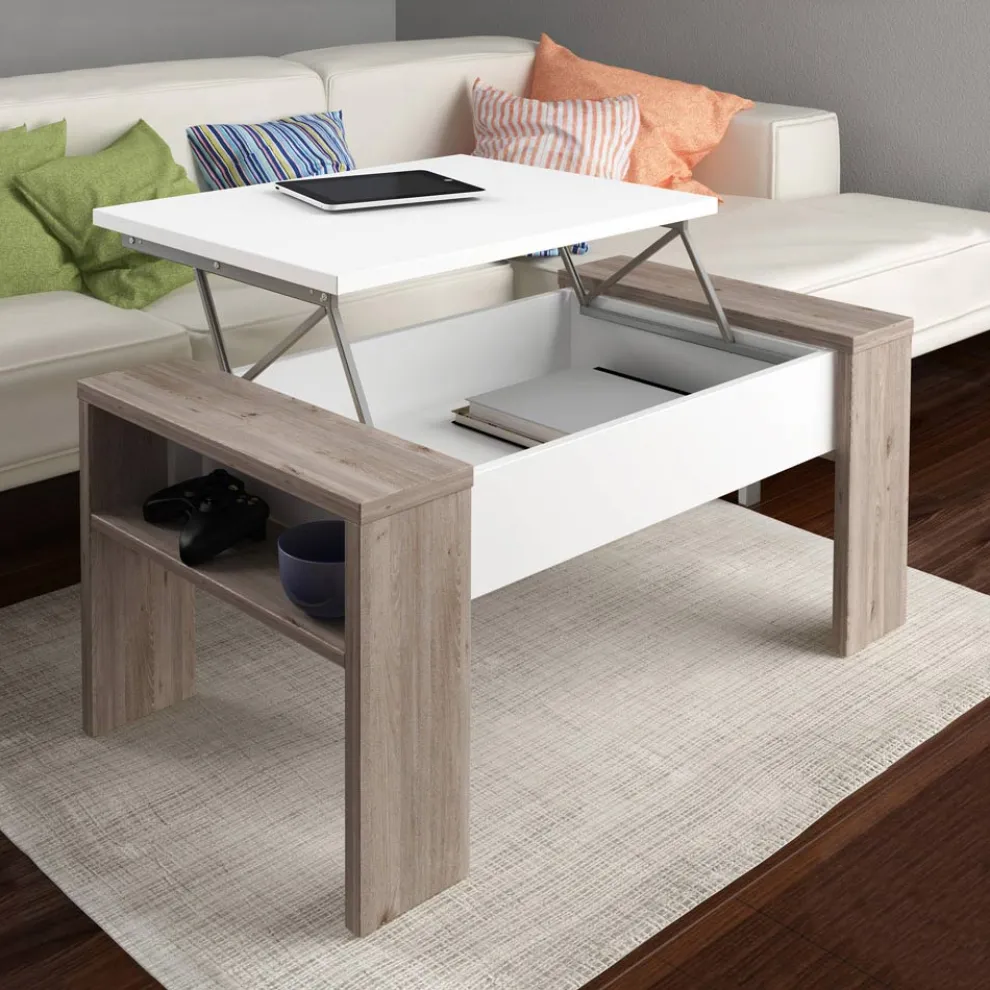 Couchtisch mit ökologischem Holzbehälter – Cripto