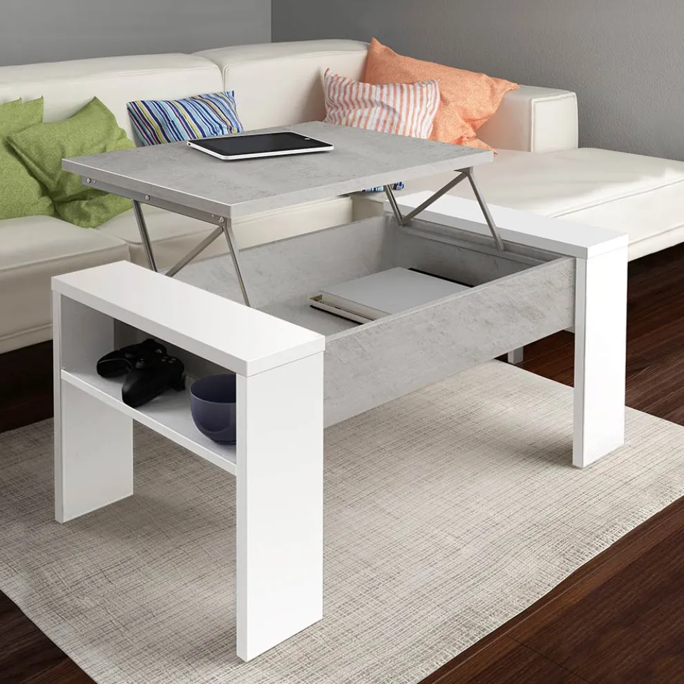 Couchtisch mit ökologischem Holzbehälter – Cripto