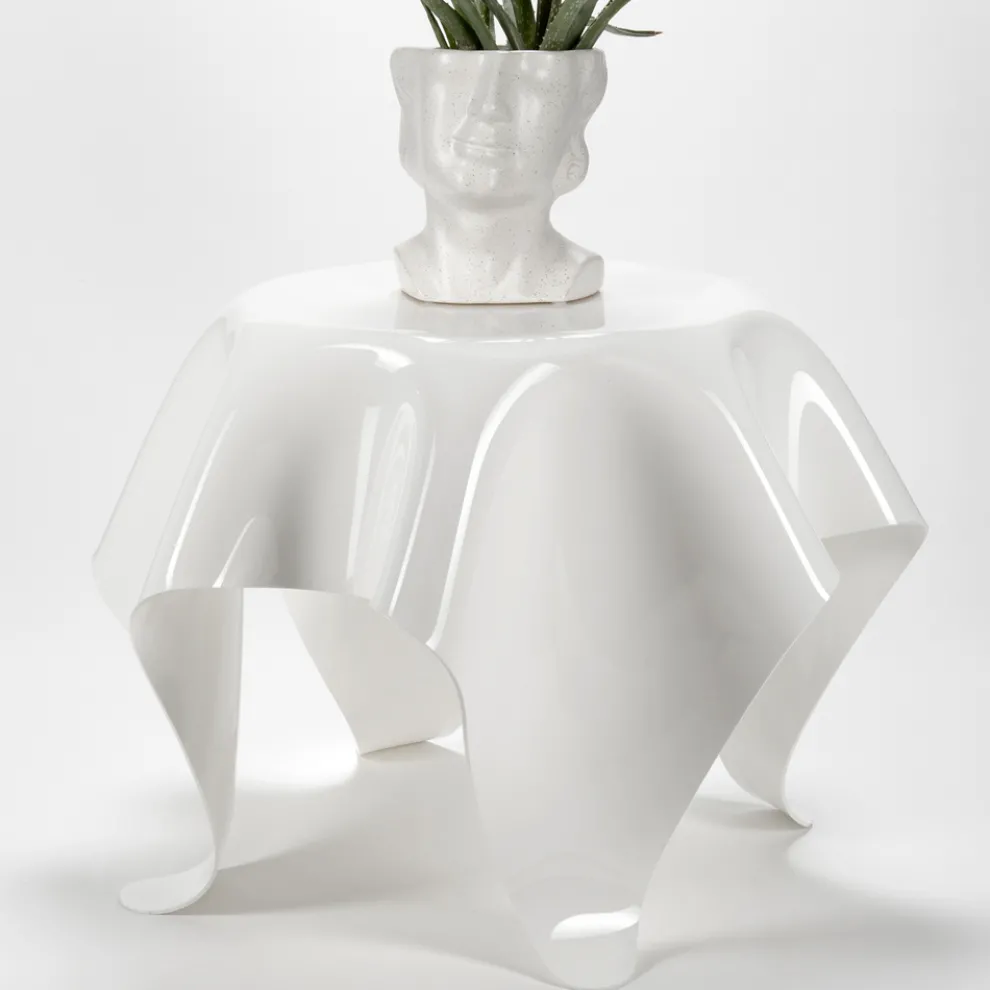 Couchtisch mit Platte und Gestell aus Plexiglas Made in Italy - Brento