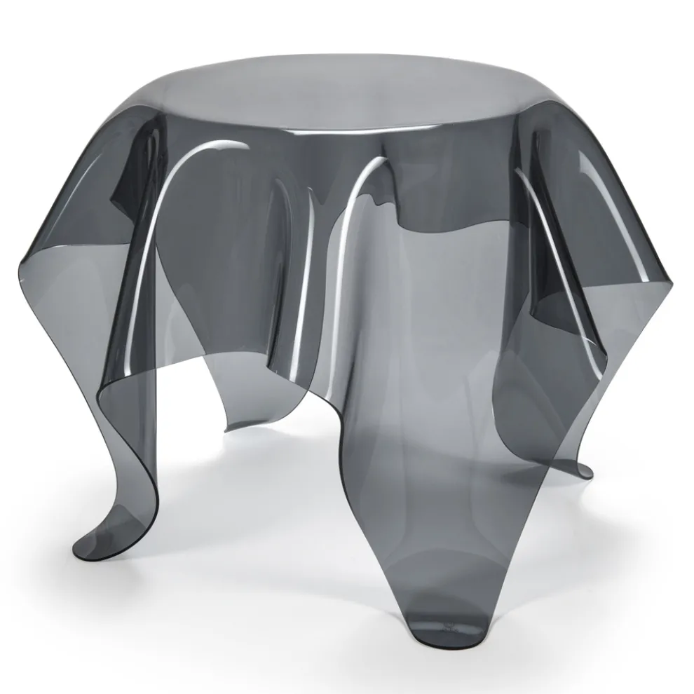 Couchtisch mit Platte und Gestell aus Plexiglas Made in Italy - Brento