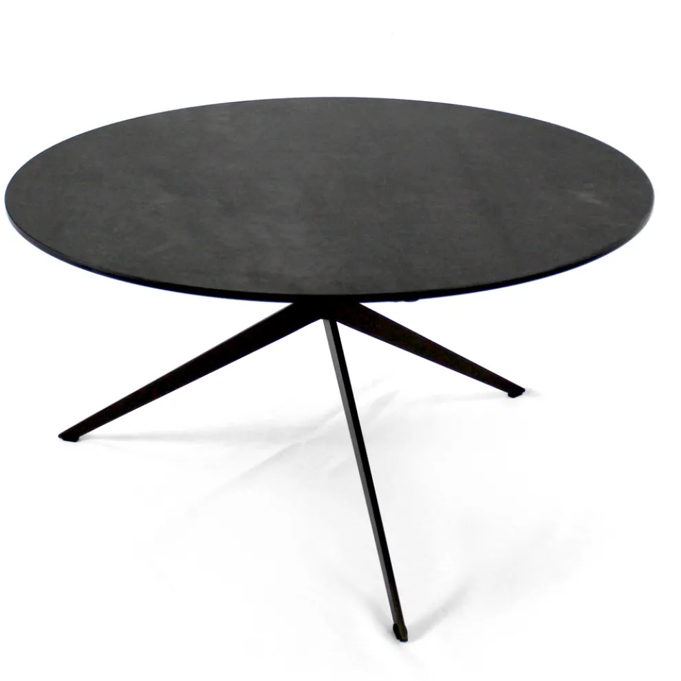 Couchtisch mit runder Platte aus Steinzeug, hergestellt in Italien – Siste