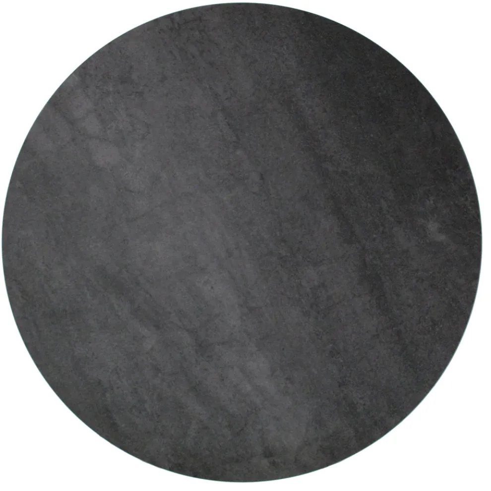 Couchtisch mit runder Platte aus Steinzeug, hergestellt in Italien – Siste