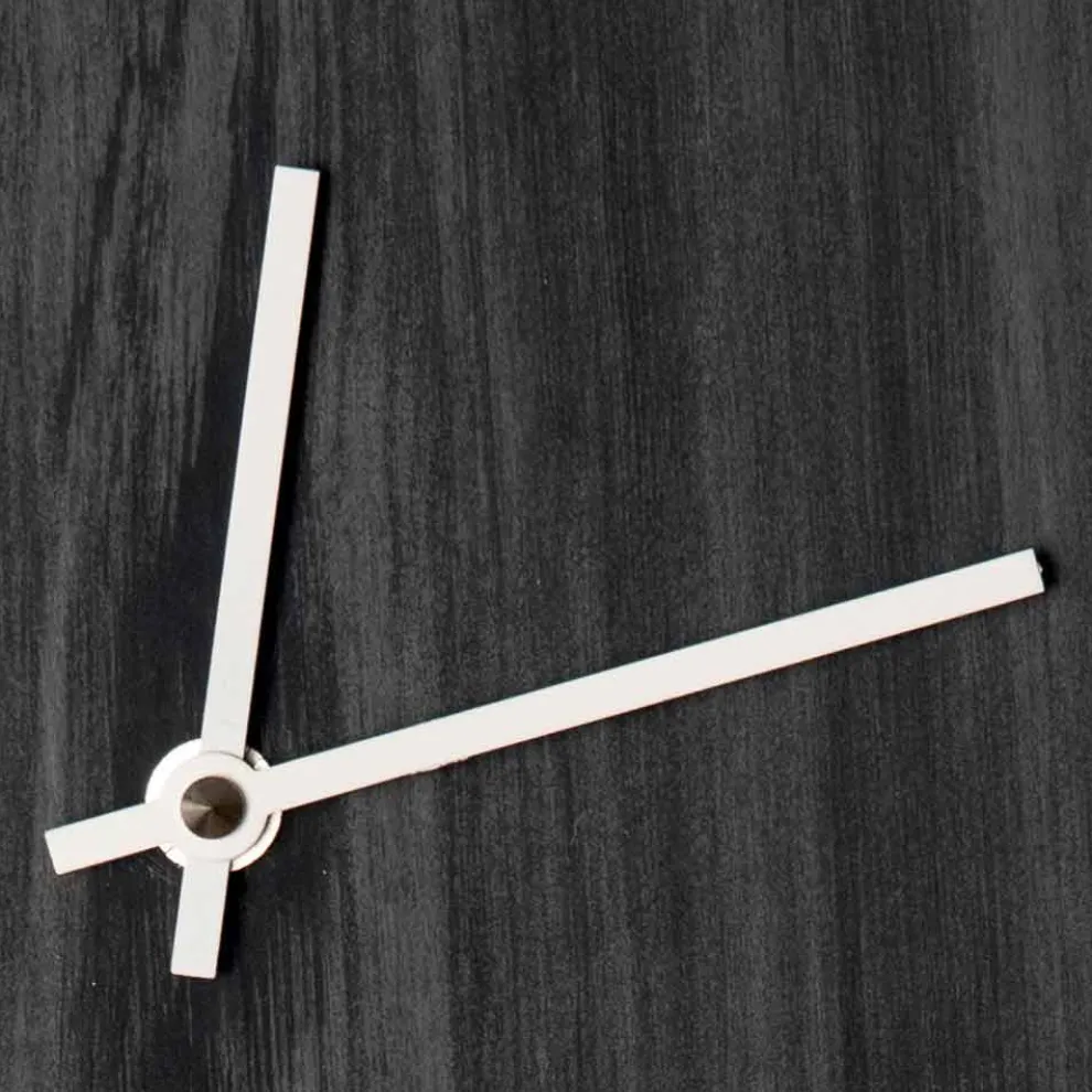Moderne runde Design Holzwanduhr und Lasergravur - Florinto