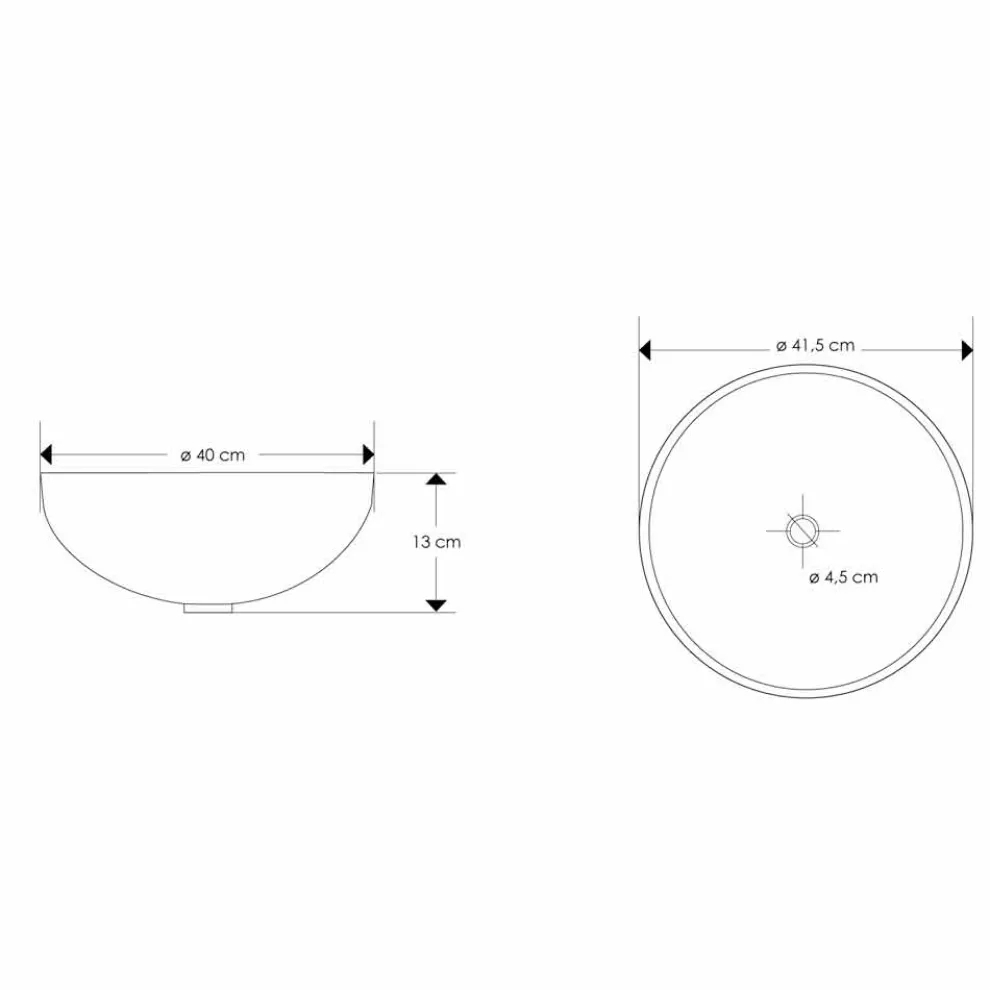 Design Arbeitsplatte Waschbecken aus Harz mit Koralleneinsätzen - Salvatore