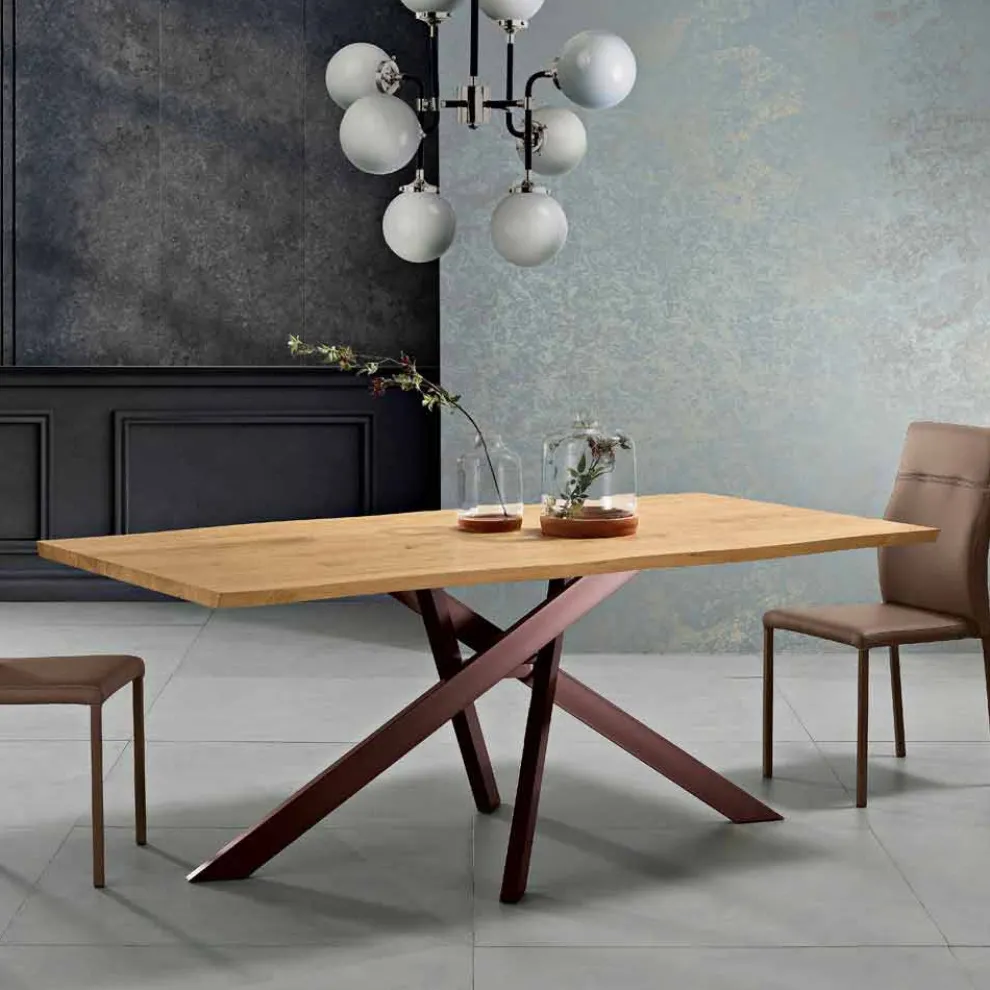 Design Furnierholz Esstisch made in Italy, Dionigi