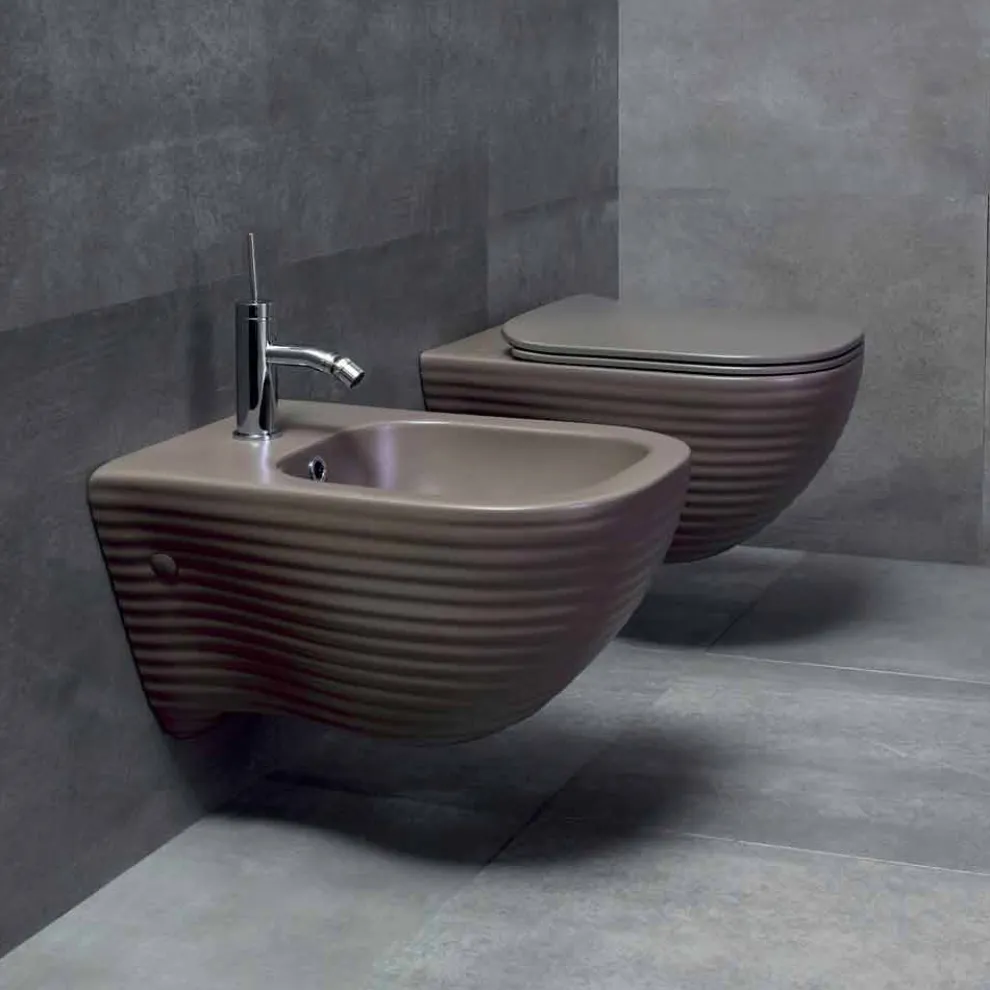 Design Hängebidet aus Keramik Made in Italy Trabia